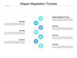 Stages negotiation process ppt powerpoint presentation infographic template visual aids cpb