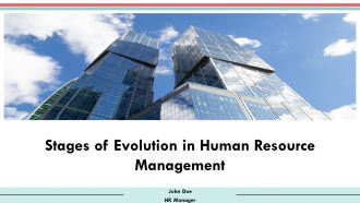 Stages Of Evolution In Human Resource Management PPT Slides AT
