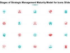 Stages of strategic management maturity model for icons slide ppt styles demonstration