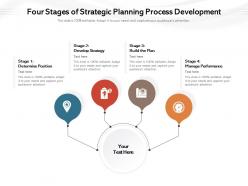 Stages of strategic planning process development