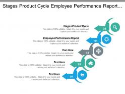 Stages product cycle employee performance report future scenarios cpb