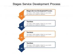 Stages service development process ppt powerpoint presentation show layout ideas cpb