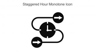 Staggered Hour Monotone Icon In Powerpoint Pptx Png And Editable Eps Format