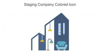 Staging Company Colored Icon In Powerpoint Pptx Png And Editable Eps Format