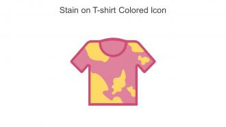 Stain On T Shirt Colored Icon In Powerpoint Pptx Png And Editable Eps Format