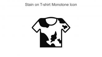 Stain On T Shirt Monotone Icon In Powerpoint Pptx Png And Editable Eps Format