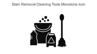Stain Removal Cleaning Tools Monotone Icon In Powerpoint Pptx Png And Editable Eps Format