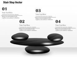 Stair Step Vector Infographics Powerpoint Template