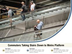 Stairs Down Platform Commuters Movement Prohibition Audience Individual