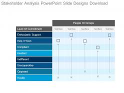 Stakeholder analysis powerpoint slide designs download