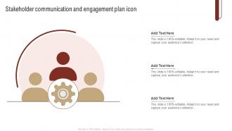 Stakeholder Communication And Engagement Plan Icon