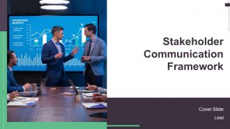 Stakeholder Communication Framework PPT Template AT