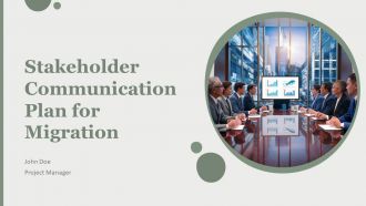 Stakeholder Communication Plan For Migration PPT Structure AT