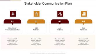 Stakeholder Communication Plan In Powerpoint And Google Slides Cpb