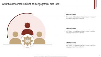 Stakeholder Communication Plan Powerpoint Ppt Template Bundles Graphical Downloadable