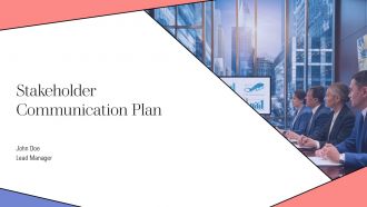 Stakeholder Communication Plan PPT Information AT