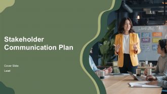 Stakeholder Communication Plan PPT Structure AT