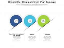 Stakeholder communication plan template ppt powerpoint presentation styles samples cpb