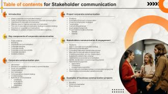 Stakeholder Communication Powerpoint Presentation Slides Strategy CD Unique Images