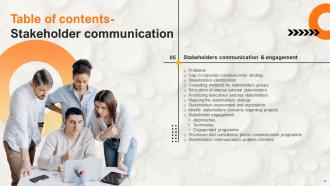 Stakeholder Communication Powerpoint Presentation Slides Strategy CD Professional Best