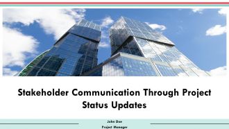 Stakeholder Communication Through Project Status Updates PPT Outline AT