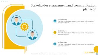 Stakeholder Engagement And Communication Plan Icon