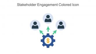 Stakeholder Engagement Colored Icon In Powerpoint Pptx Png And Editable Eps Format
