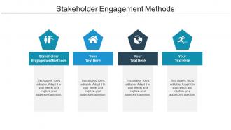 Stakeholder engagement methods ppt powerpoint presentation ideas deck cpb