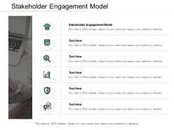 Stakeholder engagement model ppt powerpoint presentation file example cpb
