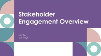 Stakeholder Engagement Overview PPT Sample ACP