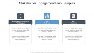 Stakeholder Engagement Plan Samples In Powerpoint And Google Slides Cpb