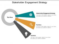 Stakeholder engagement strategy ppt powerpoint presentation visual aids diagrams cpb