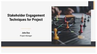 Stakeholder Engagement Techniques For Project PPT Presentation AT