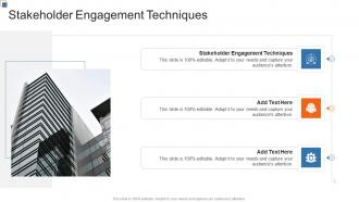 Stakeholder Engagement Techniques In Powerpoint And Google Slides Cpb