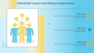 Stakeholder Impact And Influence Analysis Icon