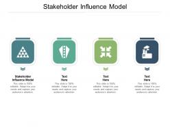 Stakeholder influence model ppt powerpoint presentation styles layout ideas cpb
