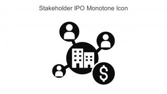 Stakeholder IPO Monotone Icon In Powerpoint Pptx Png And Editable Eps Format