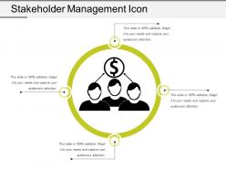 Stakeholder management icon 4