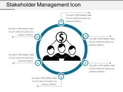 Stakeholder management icon 6