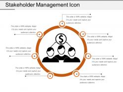 Stakeholder management icon 7
