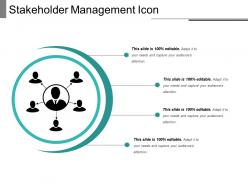 Stakeholder management icon 9