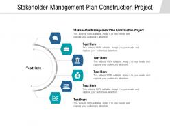 Stakeholder management plan construction project ppt powerpoint presentation icon portfolio cpb