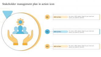 Stakeholder Management Plan In Action Icon
