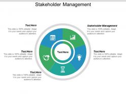 Stakeholder management ppt powerpoint presentation show guide cpb