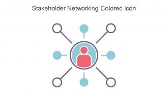 Stakeholder Networking Colored Icon In Powerpoint Pptx Png And Editable Eps Format