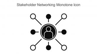 Stakeholder Networking Monotone Icon In Powerpoint Pptx Png And Editable Eps Format