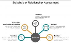 Stakeholder relationship assessment ppt powerpoint presentation portfolio diagrams cpb