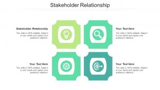 Stakeholder relationship ppt powerpoint presentation rules cpb