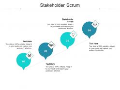 Stakeholder scrum ppt powerpoint presentation layouts clipart images cpb