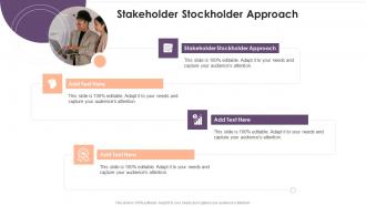 Stakeholder Stockholder Approach In Powerpoint And Google Slides Cpb